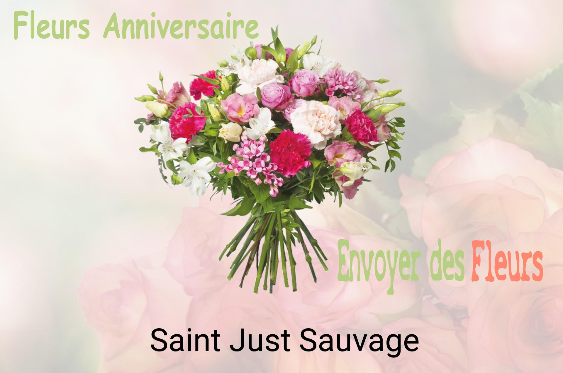 Bouquet de fleurs d’anniversaire livré à Saint-Just-Sauvage